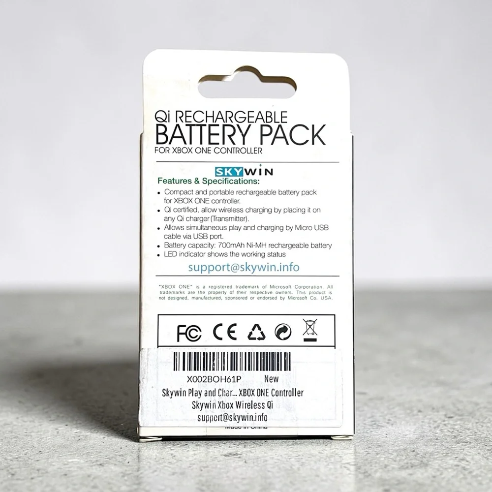 New Skywin Qi Rechargeable Battery Pack designed for Xbox One controllers